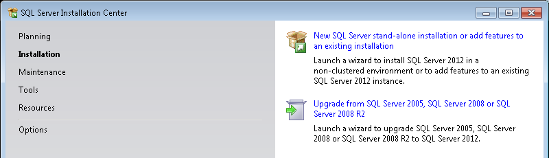SQL 2012 Oppgradering