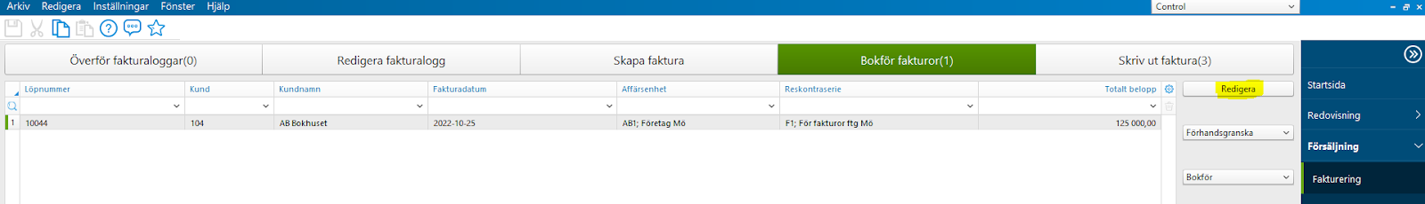 Radera En Skapad Kundfaktura - Visma Community