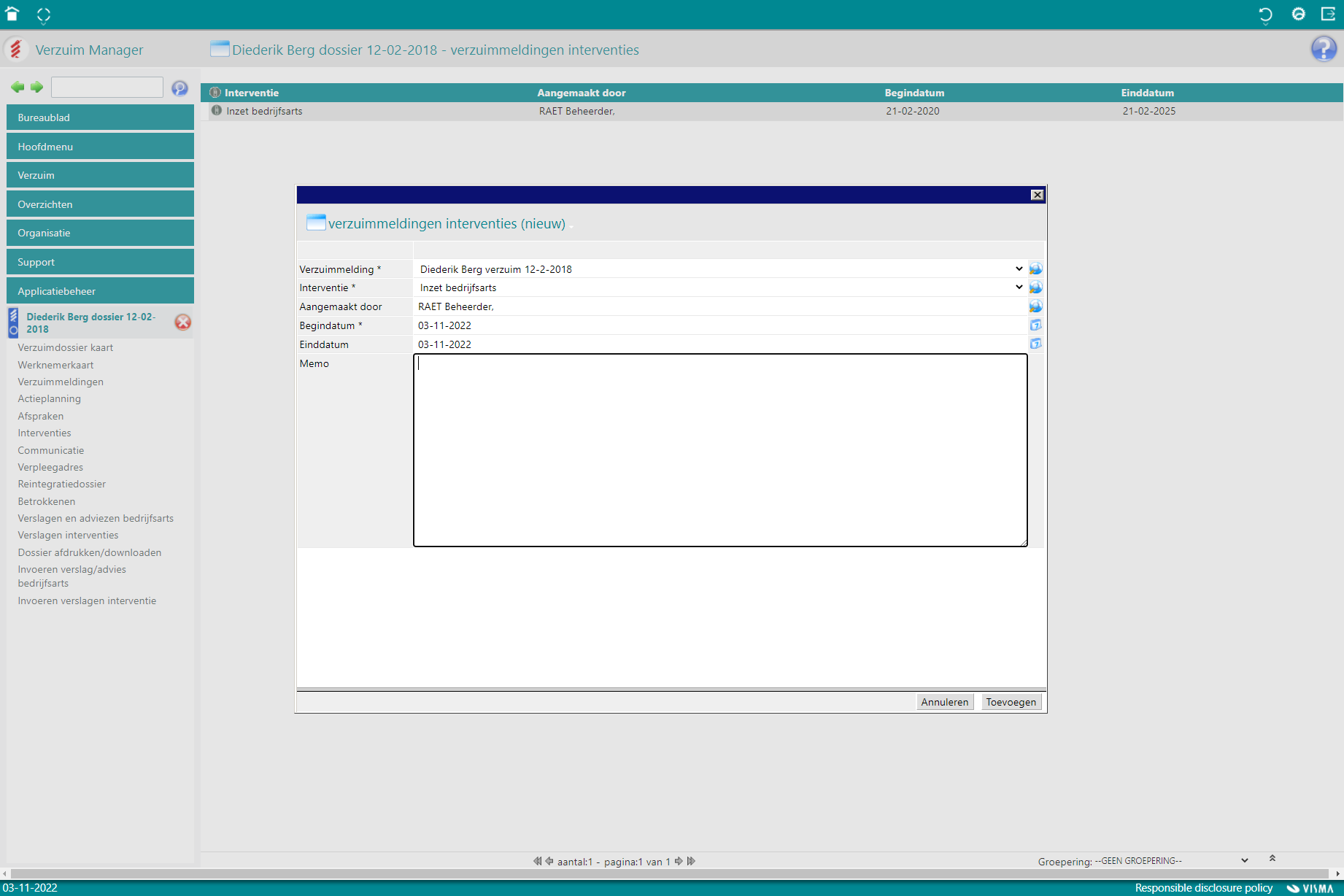 Verzuim Management 2022-11 - Visma Community
