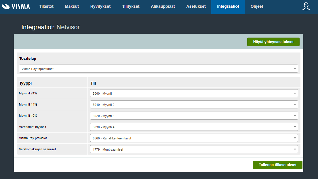 Netvisor integraation käyttöönotto - Visma Community