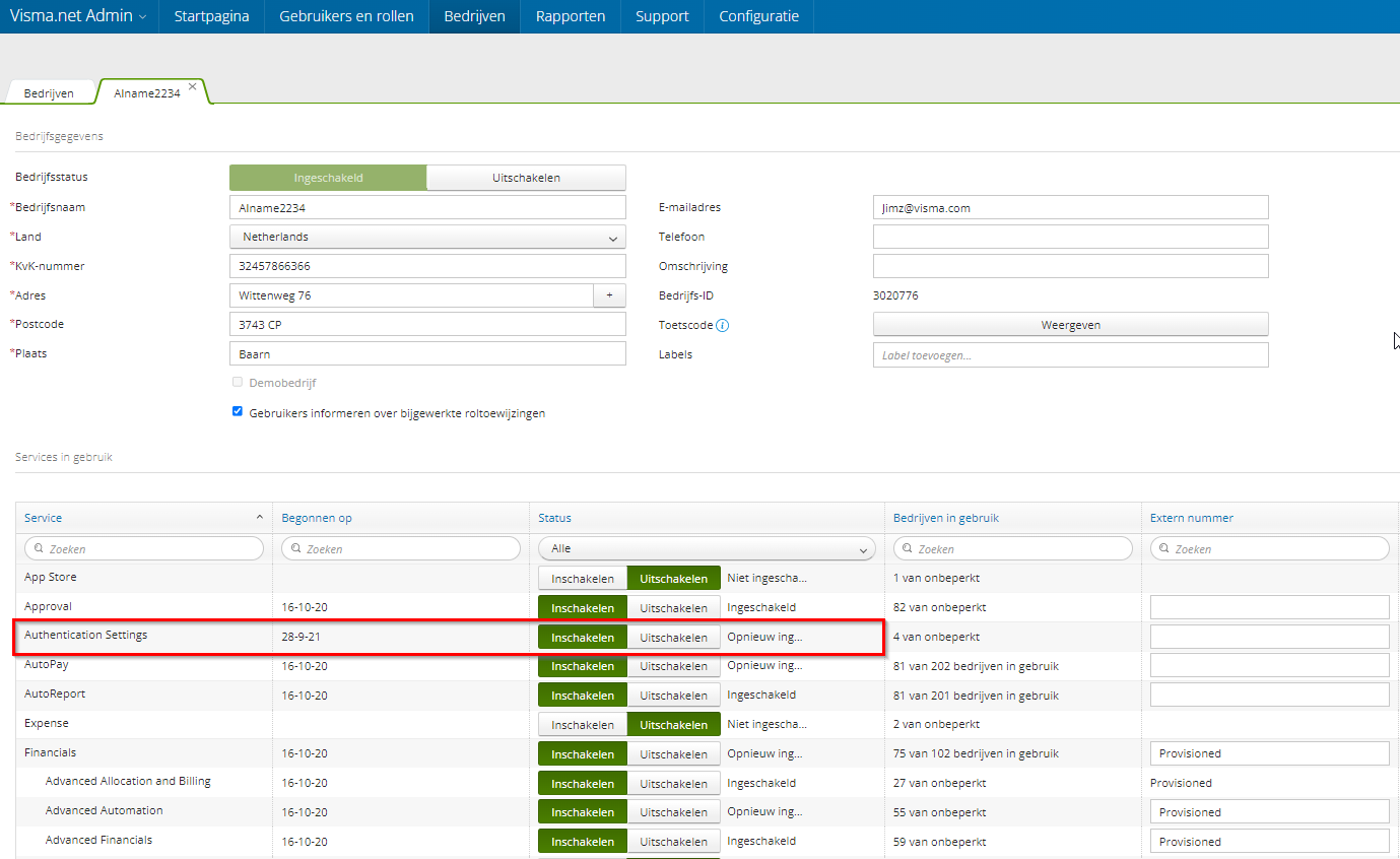 Meer grip op het inlogbeleid met Authentication Se... - Visma Community
