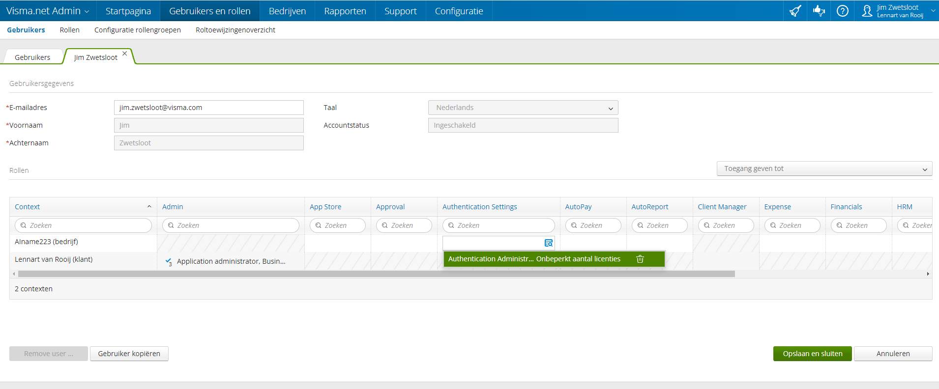 Meer grip op het inlogbeleid met Authentication Se... - Visma Community