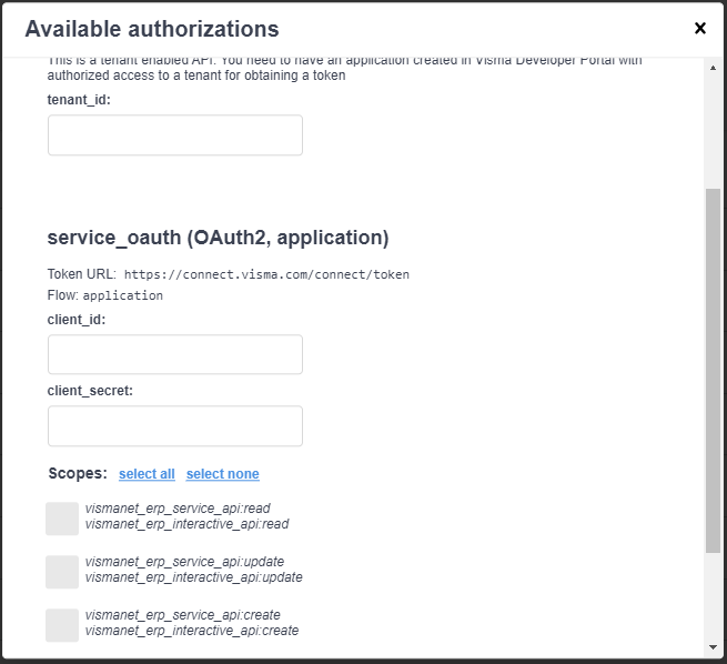 Testing The Visma.net ERP API From Swagger - Visma Community