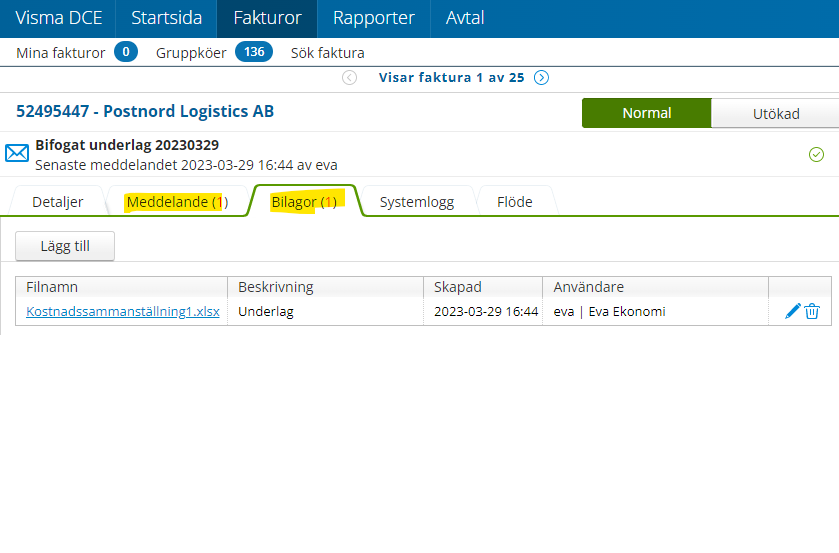 Tips! Lägg Till Bilagor Och Meddelande På Leverant... - Visma Community