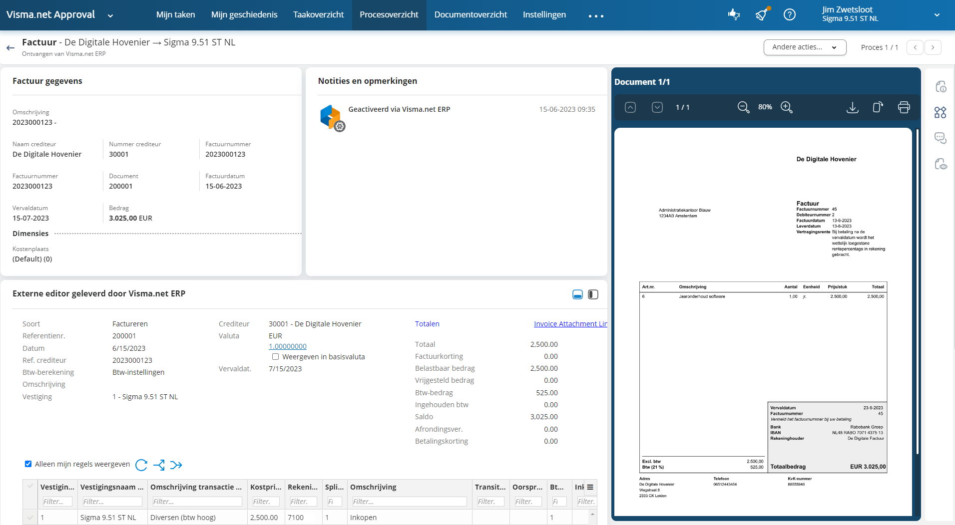 Nieuwe gebruikersinterface in Approval - Visma Community