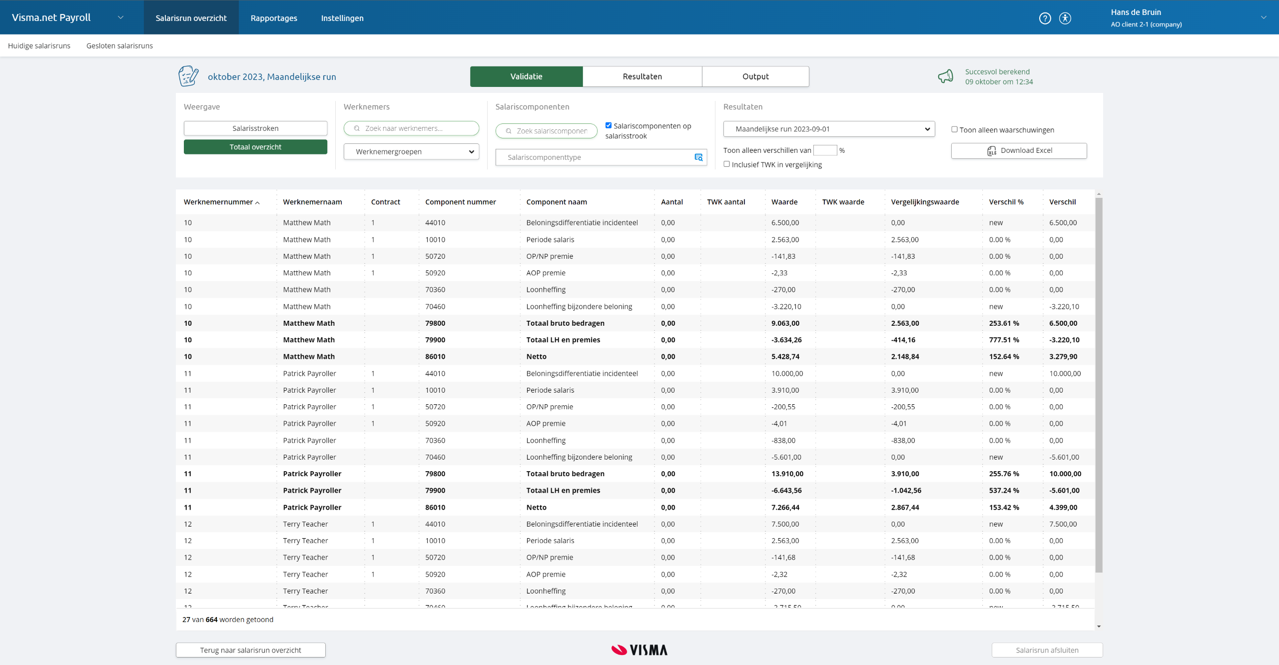 Handleiding / Release notes Payroll Nex Visma Community
