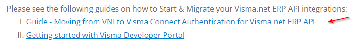 2024-01-31 13_08_27-Visma.net ERP API Developer Portal Startup Guide - Visma Community.png