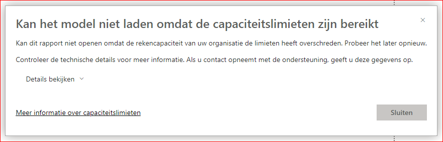 ben benieuwd of deze melding er meet te maken heeft