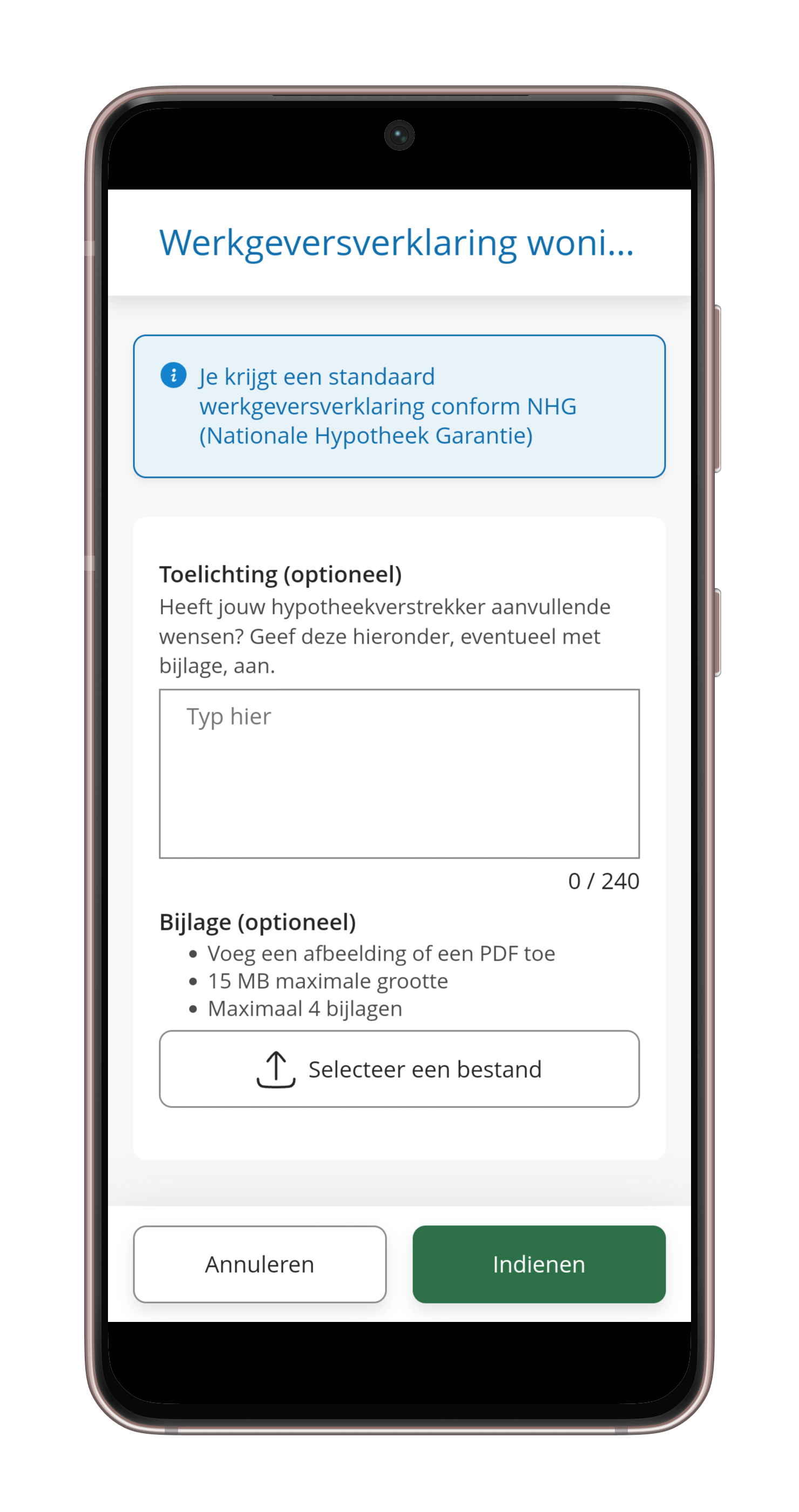 Aanvragen werkgeversverklaring woning (hypotheek) Visma Community