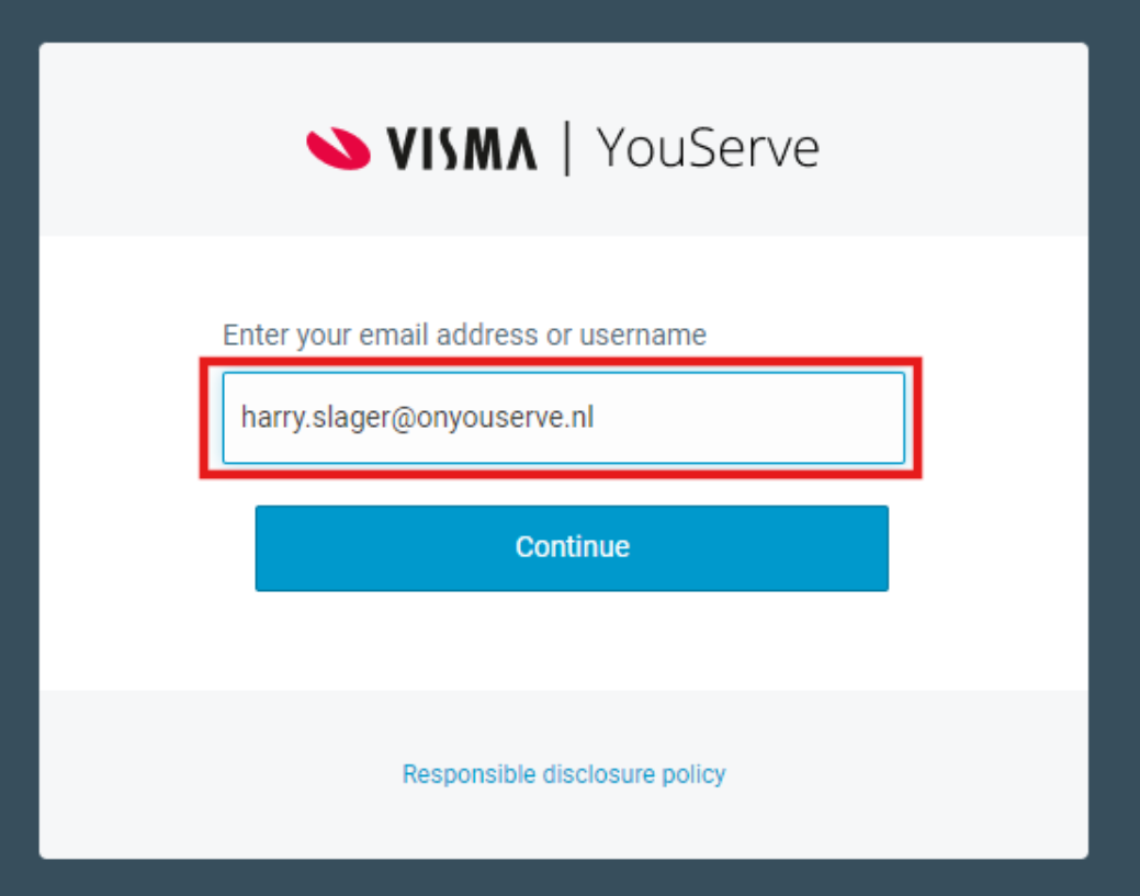 Eerste keer inloggen gewijzigde gebruikersnaam (va... - Visma Community