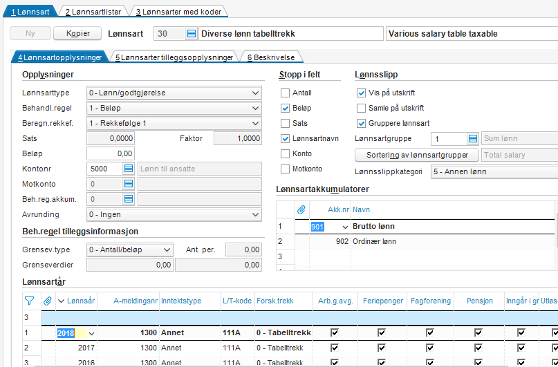 Tabelltrekk 7102 Skattetrekkskalkulator For Lonnsmottakere