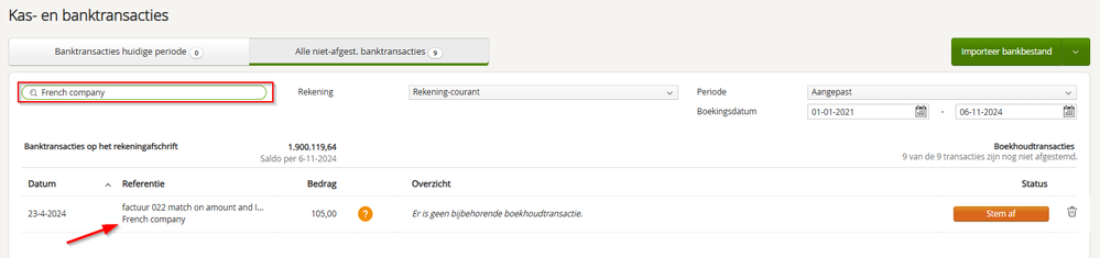 Zoeken op naam van de tegenpartij nu mogelijk in Kas & Banktransacties.png