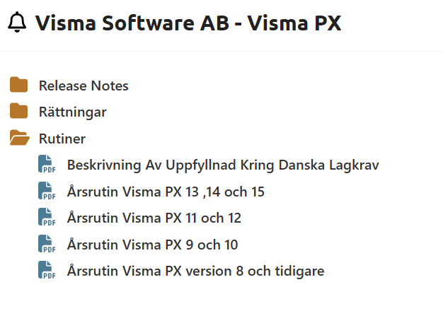 Årsrutin för Visma PX 2025 - Visma Community