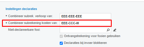 Workflow declaraties op basis van dimensies - Visma Community