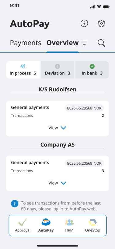 Autopay i appen Visma manager - Översiktsida - Visma Community