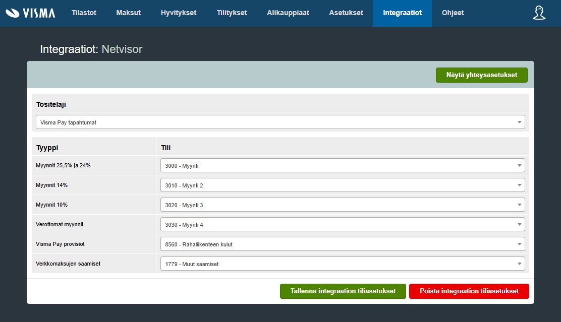 Netvisor integraation käyttöönotto - Visma Community