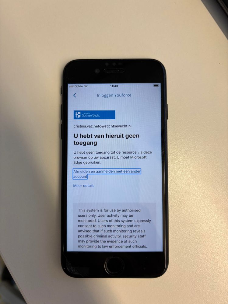 Printscreen foutmelding Youforce App.jpg