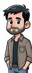 Cartoon-style illustration of a 40-year-old male functional application manager with a short stubble (1).JPG