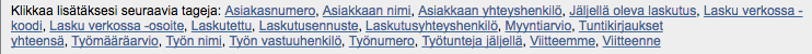 Laskun tagit