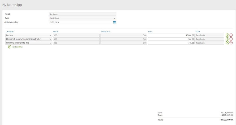 Skatteberegning I Visma Eaccounting Lonn Visma Community