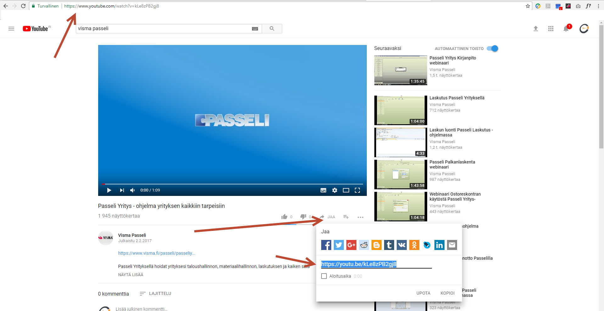Mitä tehdä, kun YouTubevideon linkitys ei toimi?
