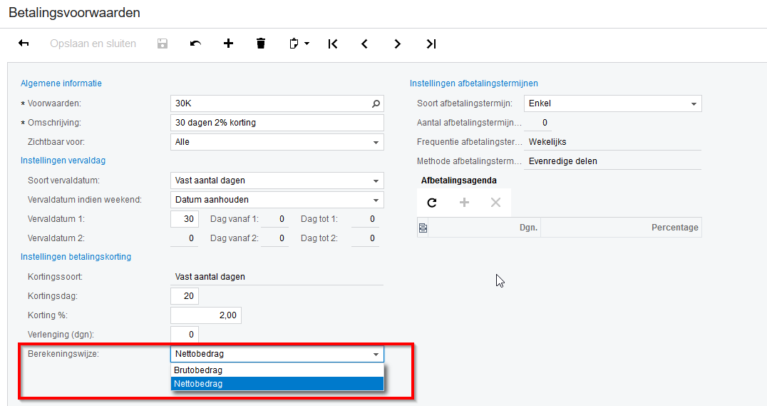 Nieuw In Visma.net 8.17 - Betalingskorting Netto/b... - Visma Community