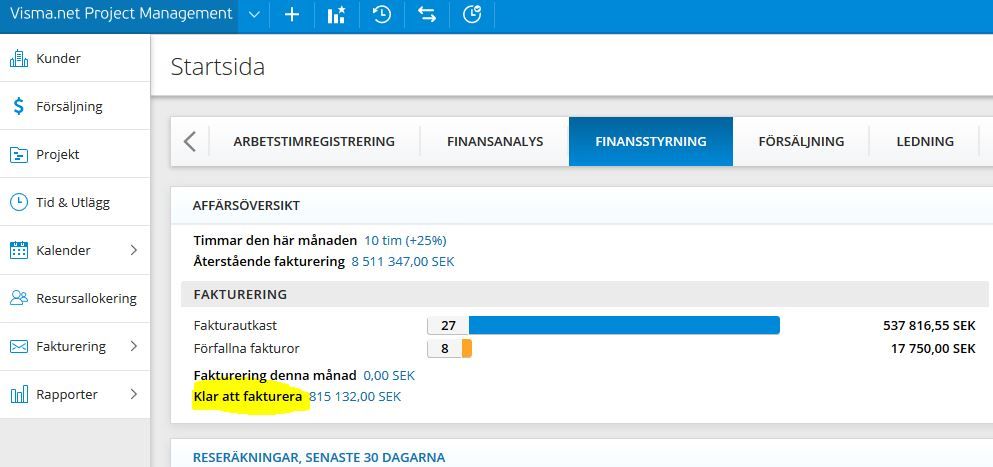 Skapa Faktura Från Huvudmeny - Visma Community