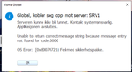 Visma Global OS-feilmelding