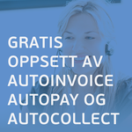 Vi tilbyr nå gratis oppsett av AutoPay, AutoInvoice og AutoCollect på alle dine kunder.