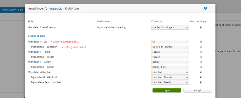 Innstillinger for integrasjon KlubbAdmin_1.2.png