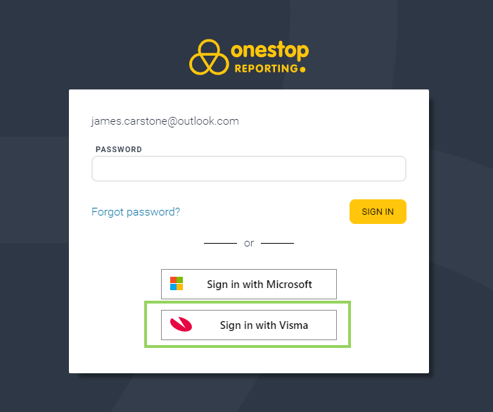 Single sign-on Visma