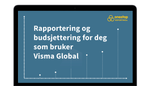 OneStop Reporting er Vismas nye flaggskip innen skybasert rapportering og budsjettering, og det fungerer utmerket sammen med Visma Global. Meld deg på webinar og se hvordan OneStop Reporting utvider rapporteringsmulighetene for Visma Global.