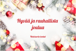 Hyvää ja rauhallista joulua teille kaikille. Toivottavat Netvisorin tontut