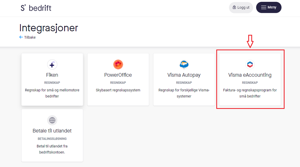 Sbanken_Meny_Integrasjoner_Visma eAccounting_2.1.png