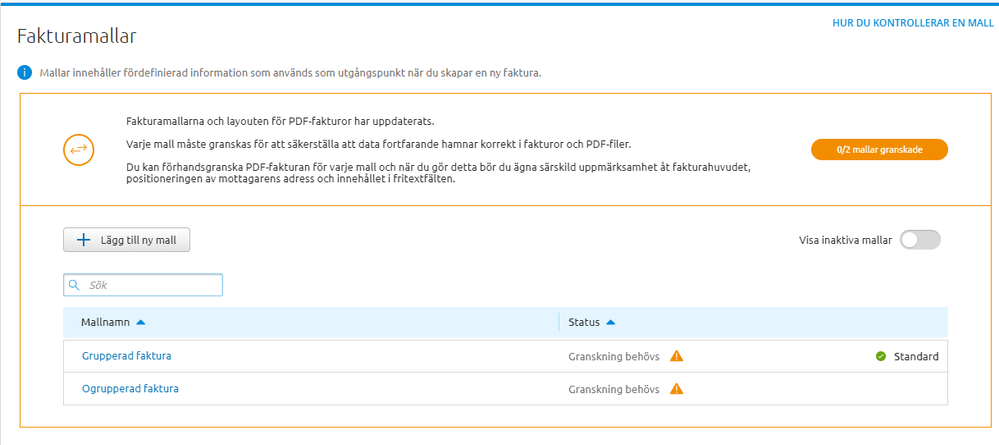 Kommande Förändring Av Fakturamallar Och PDF-layou... - Visma Community