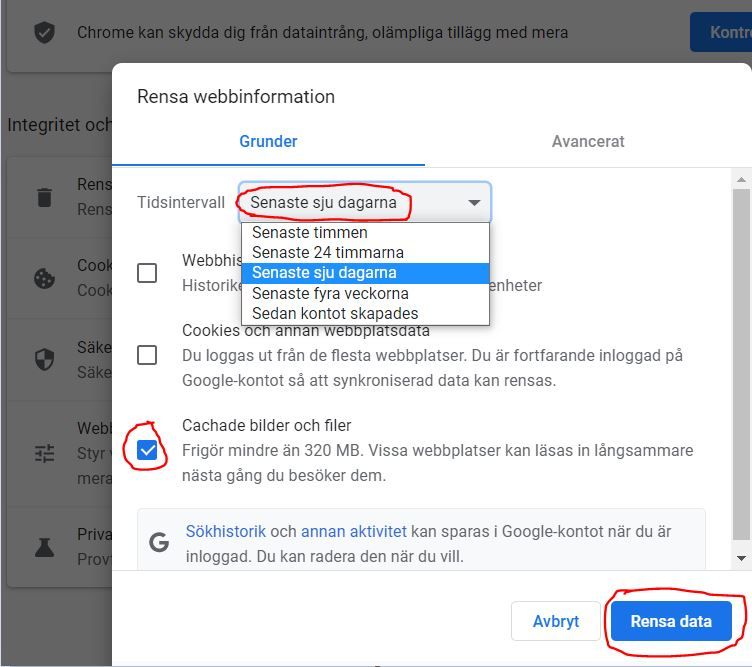 Chrome, clear cached images and files.JPG