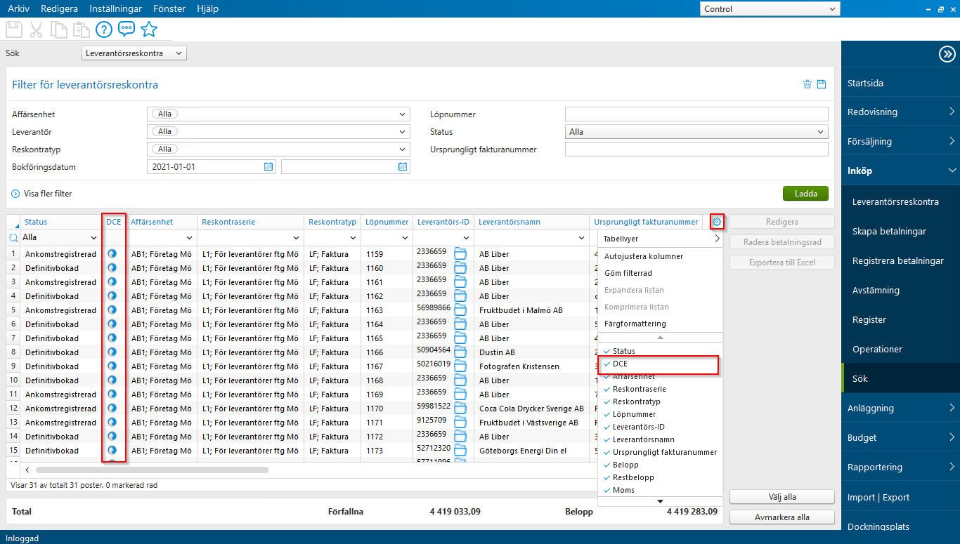 Tips! Öppna Fakturan I DCE Direkt Ifrån Control - Visma Community