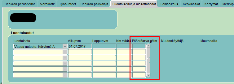 Autoedun päästöarvon ilmoittaminen Tulorekisteriin... - Visma Community