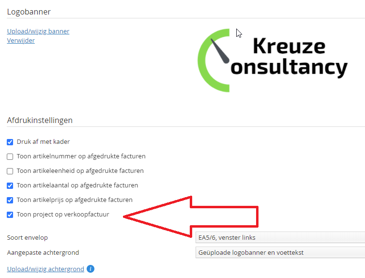 zet even een vinkje bij Toon project op verkoopfactuur.png