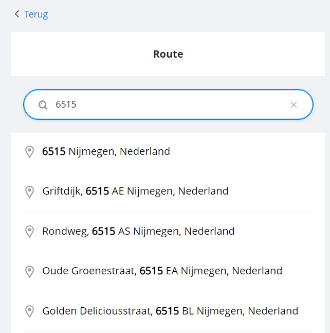 Zoeken op locaties levert vanaf nu