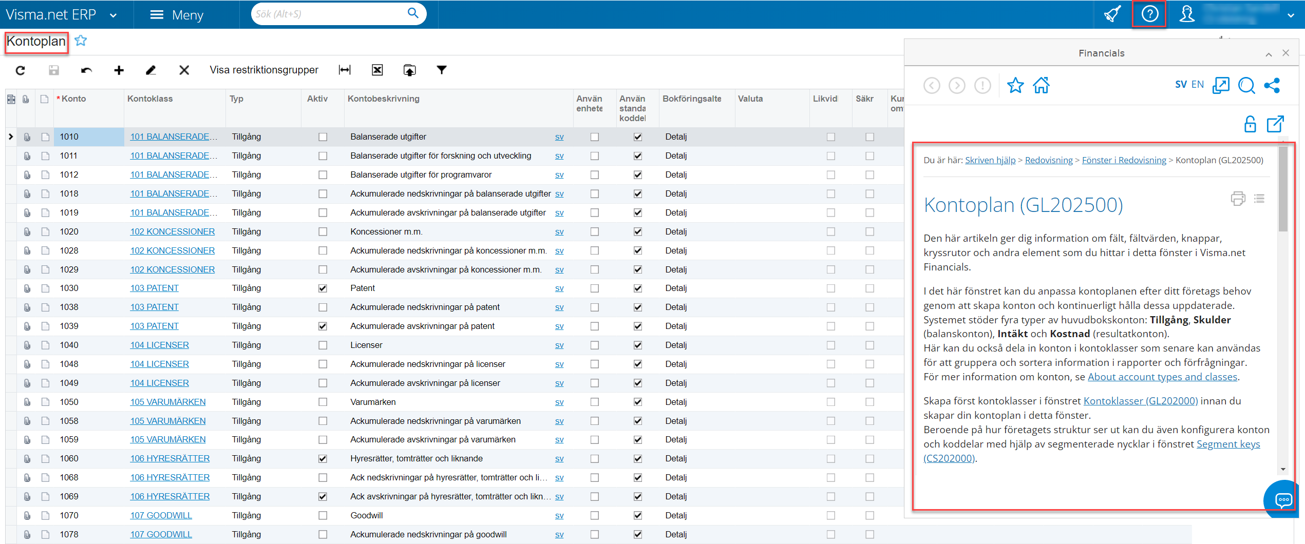 Visma.net ERP: Skriven Hjälp På Svenska (Redovisni... - Visma Community