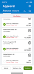 Visma Manager godkänn flera dokument